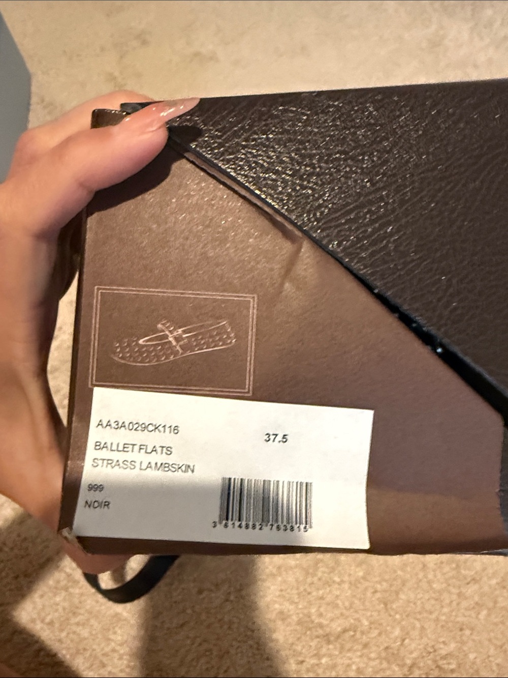Alaia Studded Ballet Flats 37.5 excellent condition - Picture 7 of 7